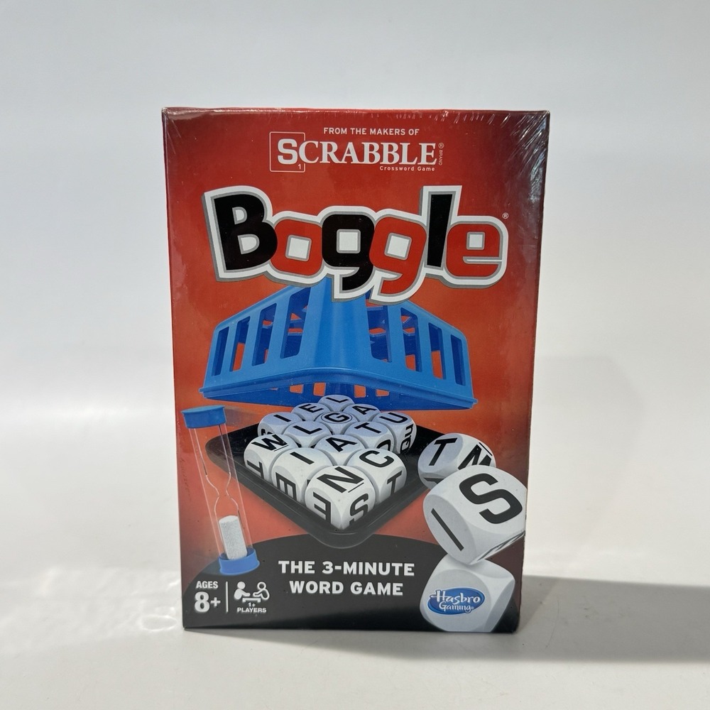 Hasbro Boggle From The Makers Of Scrabble - 3 Minute Word Game‎ Brand New Sealed